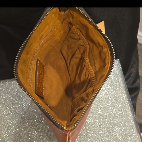 Patricia Nash Signature Print Cassini Wristlet- Tan - Picture 5 of 6